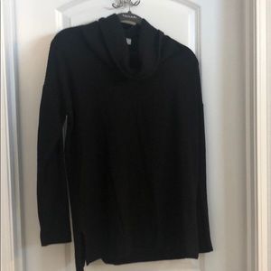 NWOT Black cowlneck pullover from LOFT